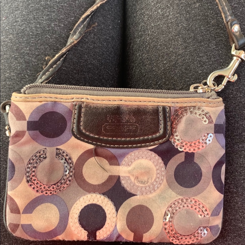 Authentic coach wristlet